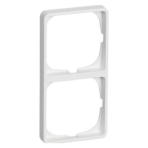 LK FUGA BASELINE 50 Rahmen 2 x 1 Modul, Weiss- In Tasche für DIY (AAK500D68201L)
