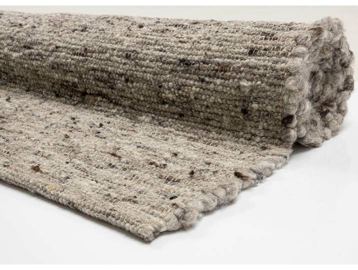 Handgewebte Teppiche aus 100% Schurwolle, Graubraun, Größe 299 (Teppich, 290x390 cm)