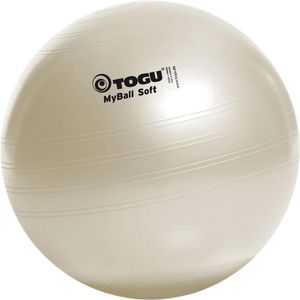 Togu Gymnastikball MyBall Soft, Ø 45 cm, perlweiß, belastbar bis 500 kg