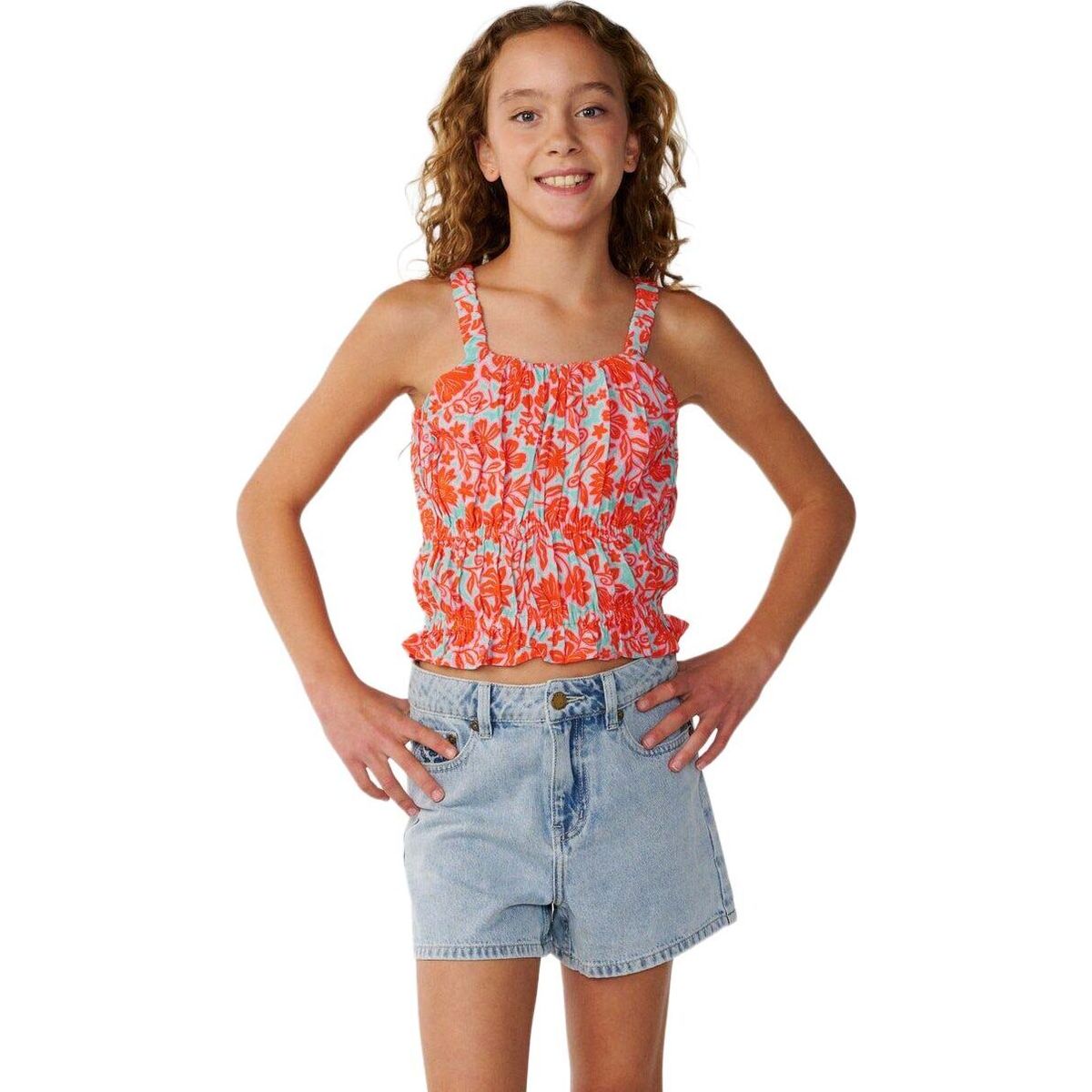 RipCurl Sunshine Squad Woven Top- Girl mint haze (2138) 10 00NGSH-2138-10