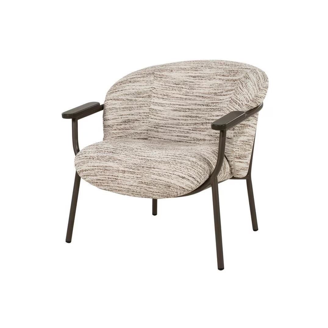 Eleonora Myla Mava Lounge Fauteuil - Bruin - Stof