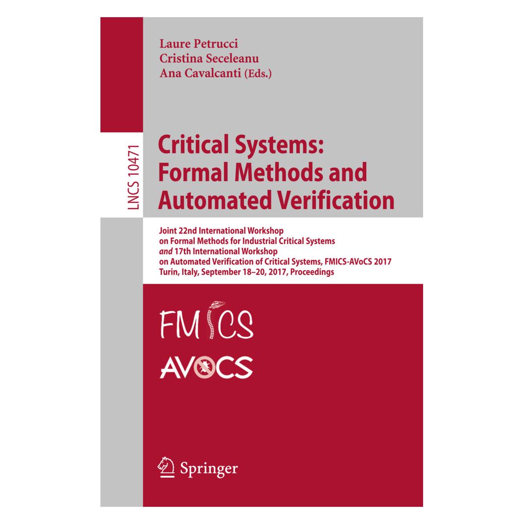 Springer Critical Systems: Formal Methods and Automated Verification (Englisch, Softcover, Cristina Seceleanu, Laure Petrucci) (55934771)