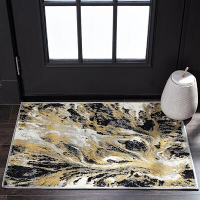 Alise Rugs Eternal Industrial Abstract Indoor Area Rug