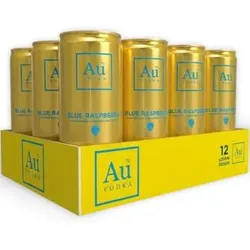 Au Vodka Blue Raspberry Mixgetränk 10% Vol. 12x 250ml