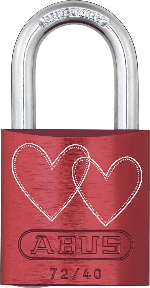 ABUS Vorhängeschloss 72/40 Love Lock 10009746-01