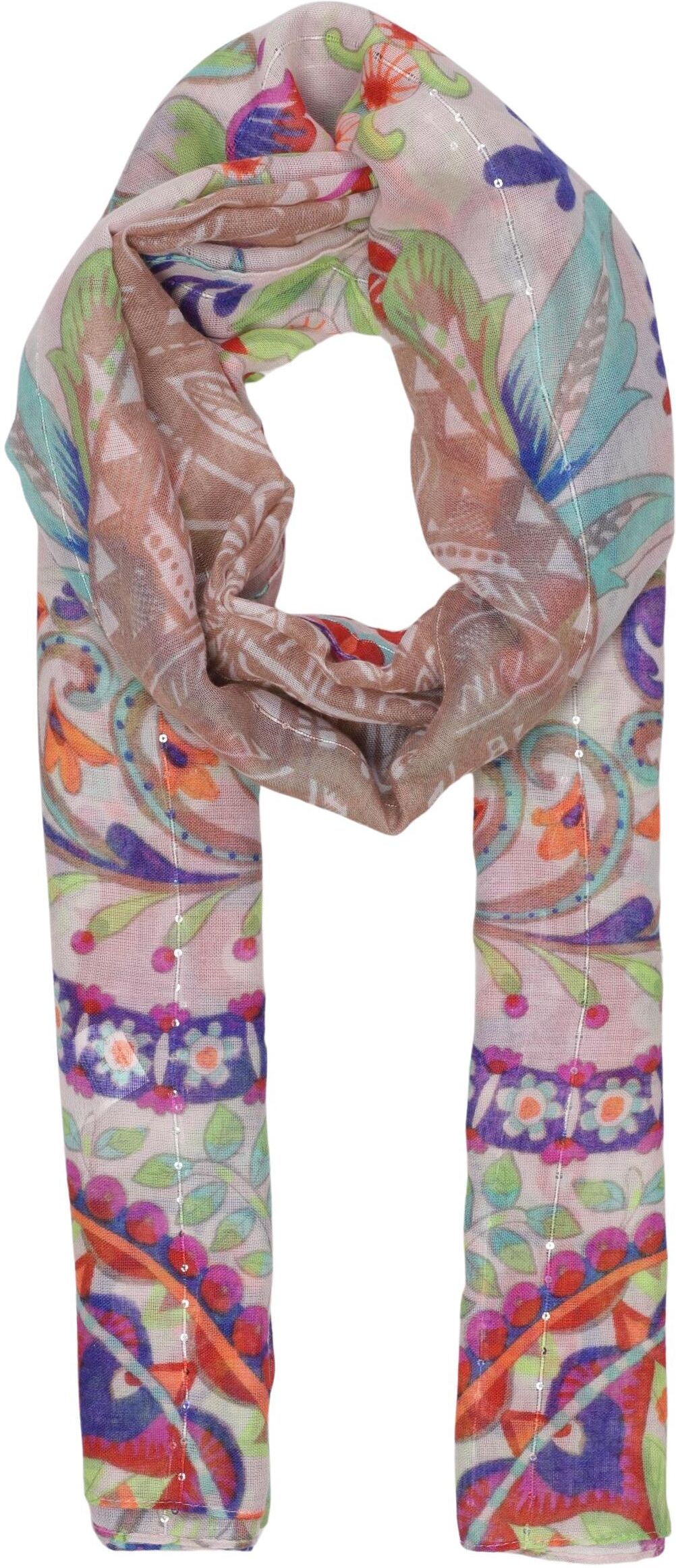Desigual Damen Schal oder Tuch, Mehrfarbig, Synthetik - Second Hand
