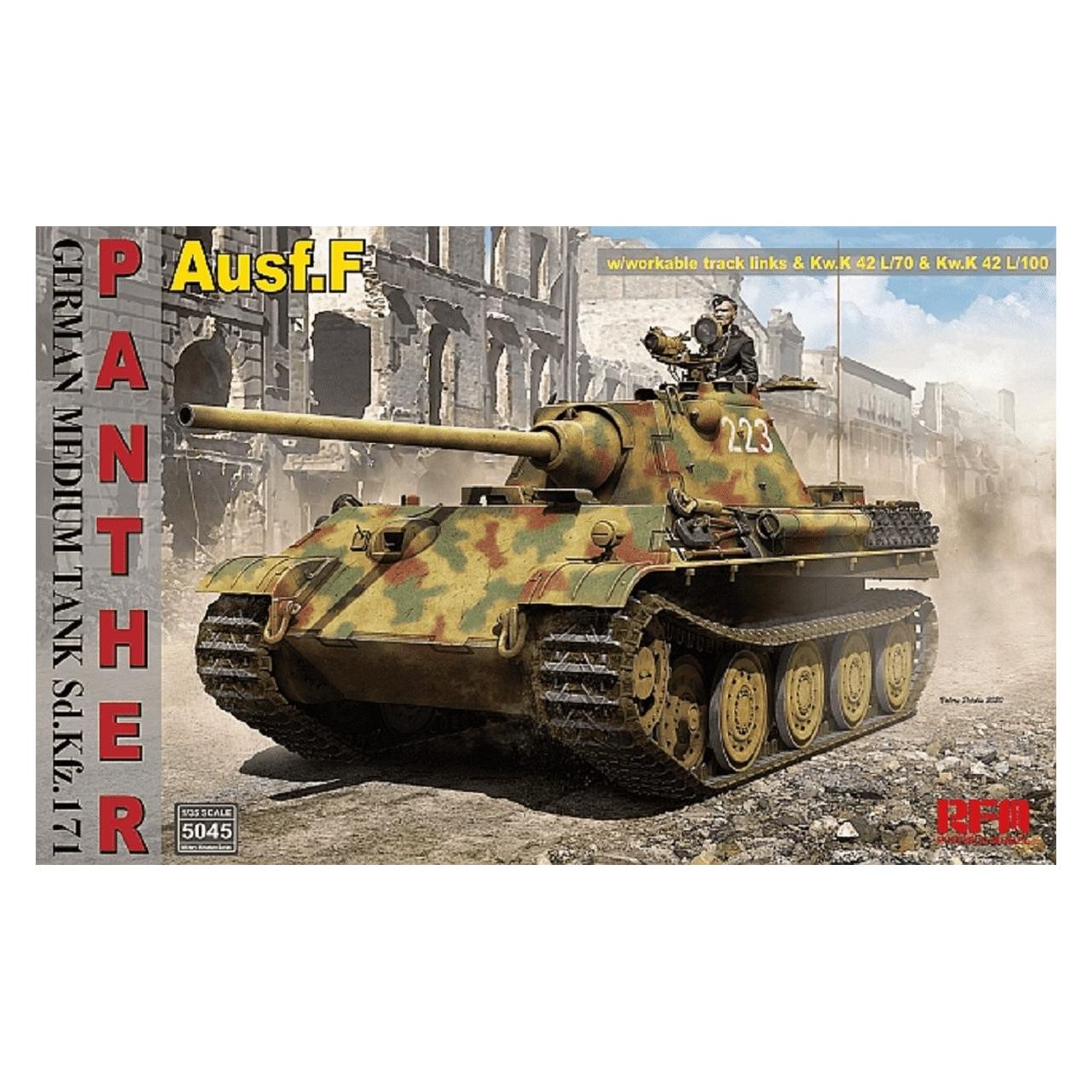Rye Field Model Panther Ausf.F w/workable track links (5045)