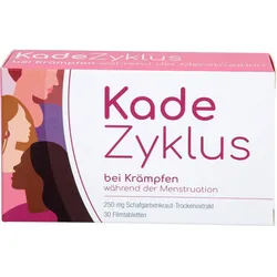 Kadezyklus bei Krämpfen W. der Menstruation 250mg 30 ST