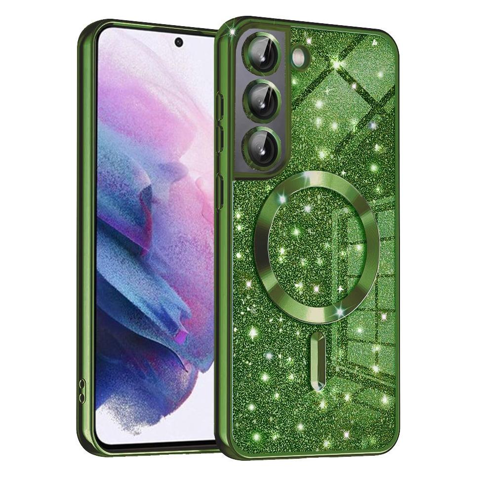 Techsuit - Luxury Glitter MagSafe - Samsung Galaxy S21 5G - Deep Green (Samsung Galaxy S21 5G) (56349137)
