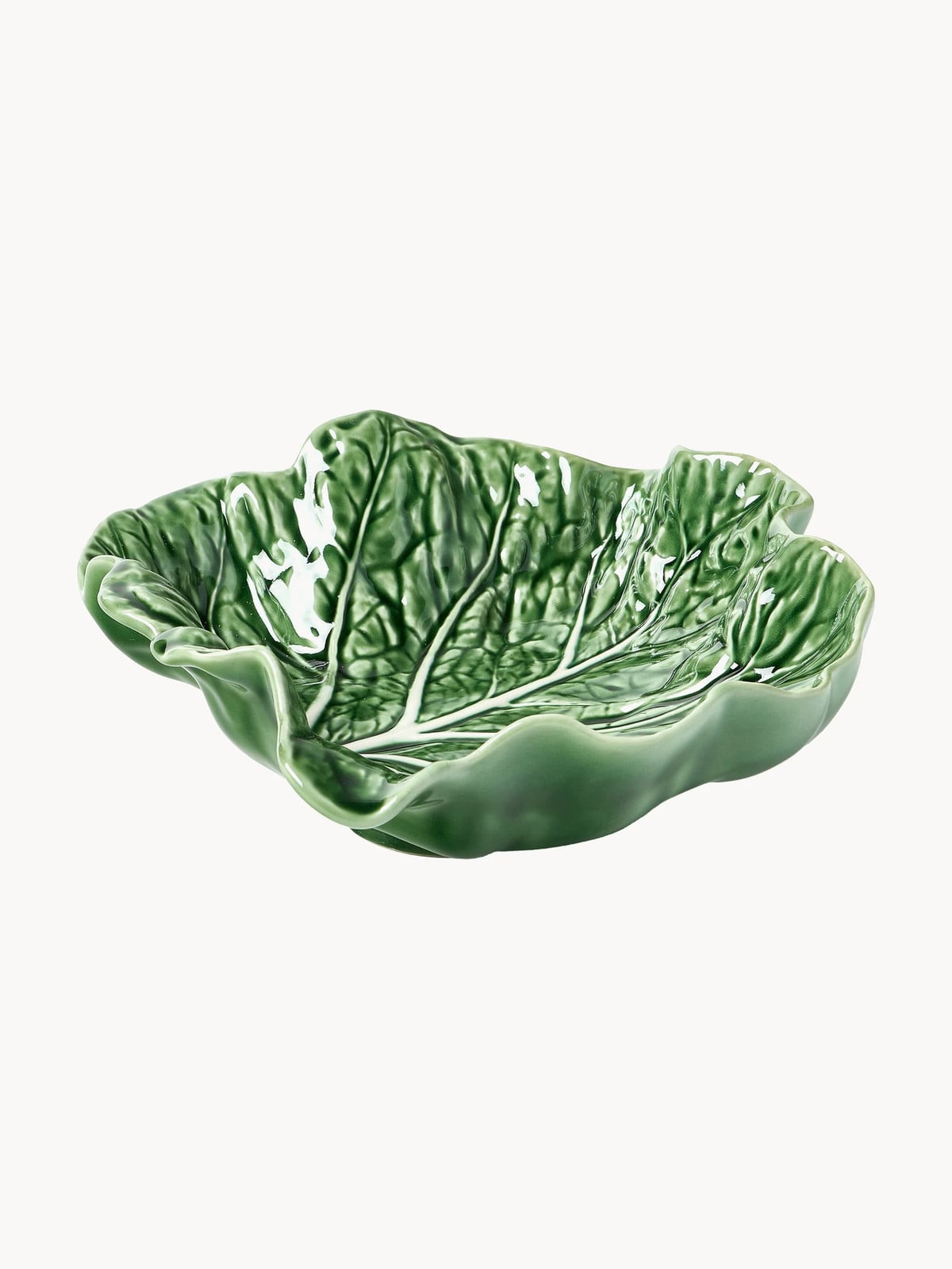 Bordallo Pinheiro Handbeschilderd Serveerplateau Cabbage
