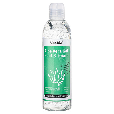 Casida GmbH ALOE VERA GEL 99% Pur Haut & Haare 200 ml 16573212