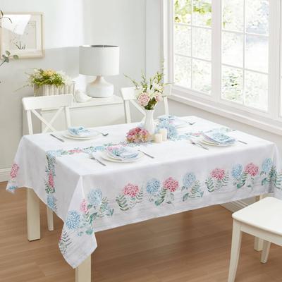 Threadmade Hydrangea Sketch Double Border Tablecloth