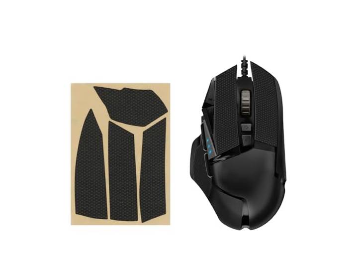 kwmobile gaming muis grip tape compatibel met Logitech G502 muis - Antislip muistape grip - Muis grip tape in zwart