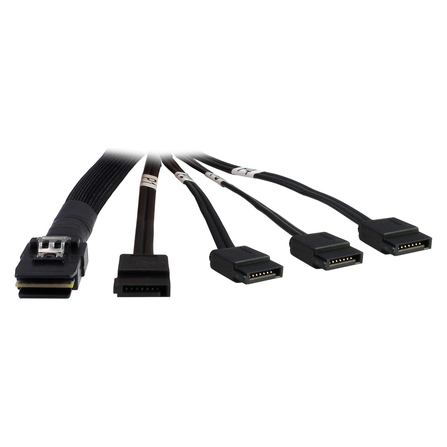 Intertech Inter-Tech SATA- / SAS-Kabel (65 cm, SAS, SATA) (88885237)