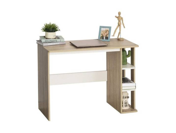 Bureau informatique BILL bois et blanc