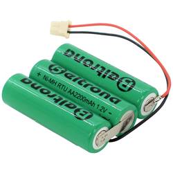 Beltrona 3AA2200ESO Akkupack 3x Mignon (AA) Stecker NiMH 3.6 V 1500 mAh BEL3AA2200ESO