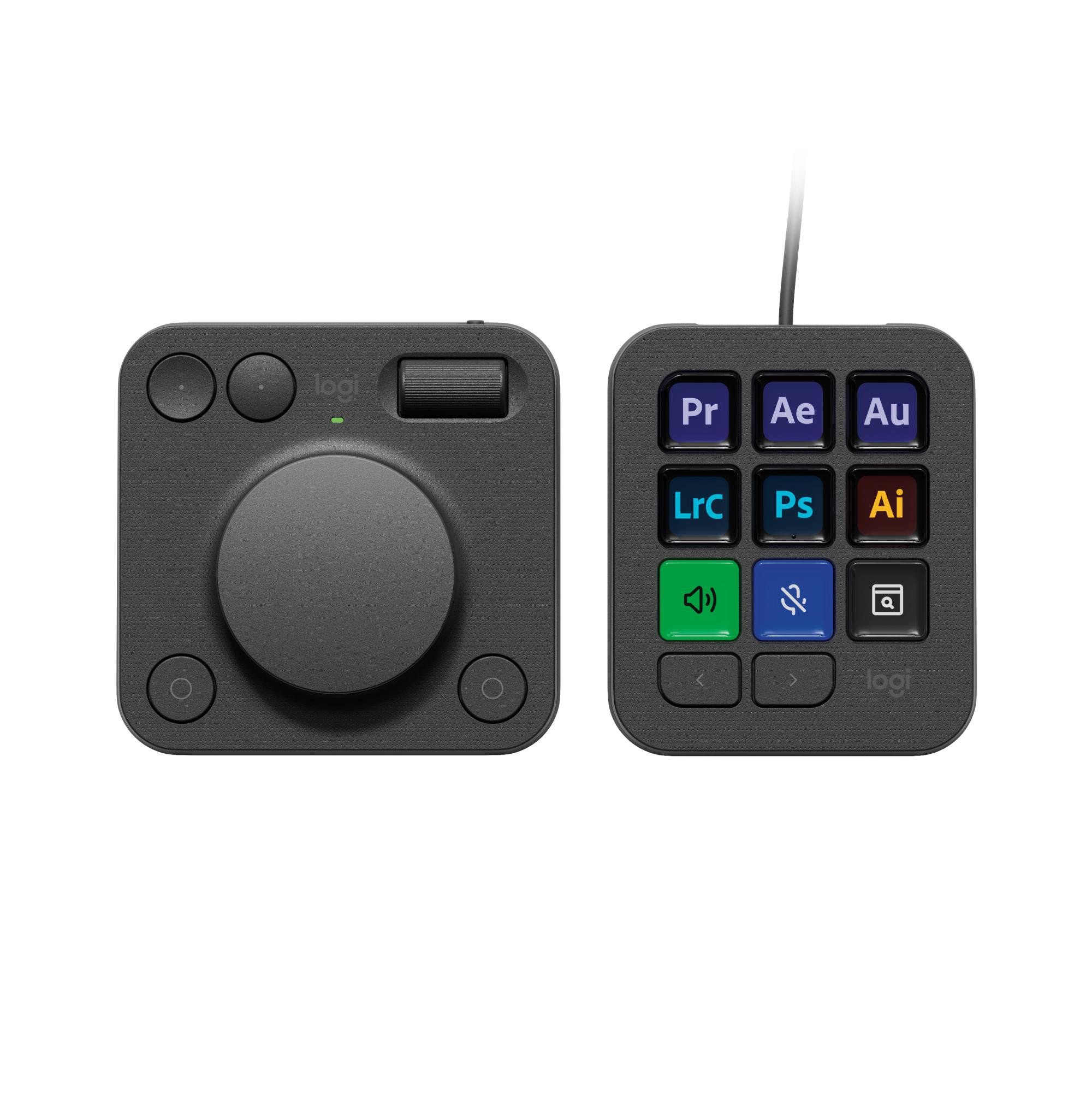 Logitech MX Creative Console Grafit - MX Creative Dialpad, MX Creative Keypad, USB-C, Unterstützt Logi Options+ 920-012931