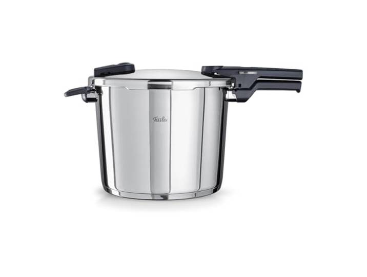Fissler, Vitaquick Schnellkochtopf (10 L, Ø 26 cm), Edelstahl, 2 Garstufen, Superthermic Boden, Induktion, Made in Germany