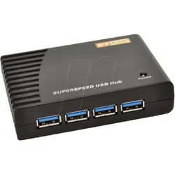 EXSYS EX-1125 - USB 3.0 HUB - 4 Ports - inklusive Netzteil
