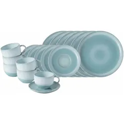 Like. by Villeroy & Boch, Geschirrset, Perlemor Aqua Kaffeeservice (18 Stk.)
