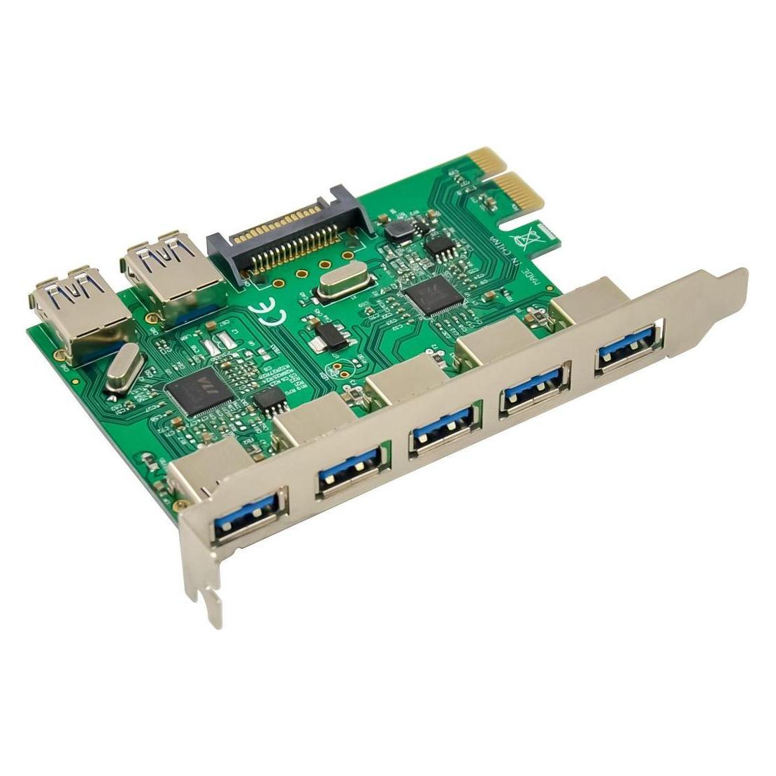 MicroConnect 7 port USB 3.0 PCIe card (MC-USB3.0-ST610)