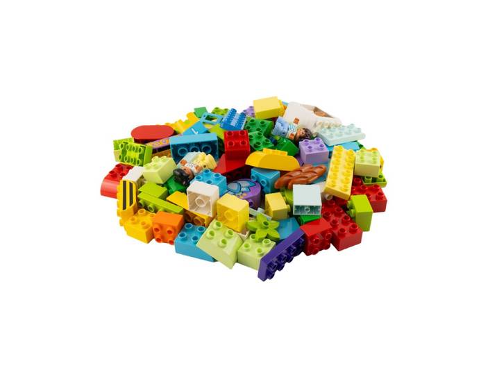 LEGO® LEGO® DUPLO® Steine Sondersteine Bunt Gemischt NEU! Menge 250x Spielbausteine, (Bausteine, 250 St., Kreativ-Set), Made in Europe