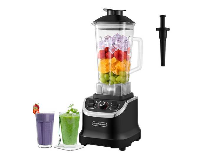 STEINBORG Standmixer SB-7060, 1500 W, 2 Liter Mixbehälter,Tritan-Material (BPA-frei),6-Blatt-Design Klingen