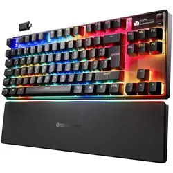 SteelSeries Apex Pro TKL Wireless Gen 3 DE-Layout - Kabellose Gaming Tastatur im E-Sports TKL-Formfaktor mit OmniPoint 3.0 HyperMagnetic-Schaltern