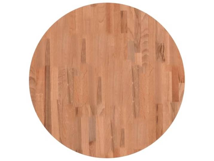Kaorsrow Tischplatte Rund 70x4 cm Massivholz Buche Ersatzplatte Vielseitige Echtholzplatte für Wohnzimmer und Büro. Ideal zum Erneuern von Beistelltischen oder für DIY Möbelprojekte.