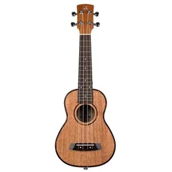Cascha Ukulele HH-2027 Sopran Ukulele mit personalisierter Gravur (Sopran, Soprano), Ukulele, Braun