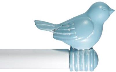 Urbanest Cute Bird Finial Adjustable Decorative Designer Curtain Rod