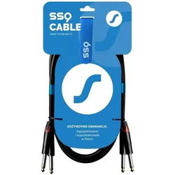 SSQ JMJM3 - 2x Jack mono / 2x Jack mono (3 m), Audiokabel