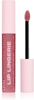NYX Professional Makeup Lip Lingerie XXL batom líquido com acabamento mate tom 04 - Flaunt It 4 ml. Lip Lingerie XXL