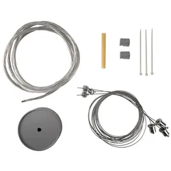 LTS Licht&amp;Leuchten Einspeisung/Drahtseil L 83/1500 DIM ws