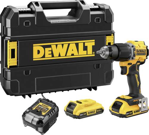 DEWALT DCD799D2T-QW 2-Gang-Akku-Schlagbohrschrauber inkl. 2. Akku, inkl. Ladegerät, inkl. Koffer