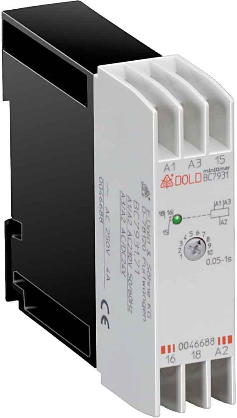 dold Wischrelais BC7931N.7 AC/DC24V AC230V 0,5-10S (0052663)