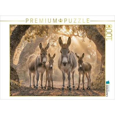 CALVENDO Puzzle Ein Motiv aus dem Kalender Eselliebe | 1000 Teile Lege-Größe 64x48cm Foto-Puzzle für glückliche Stunden, von , Calvendo Puzzle