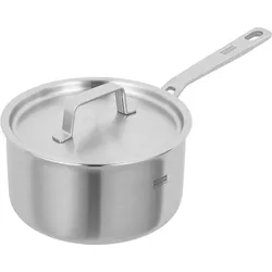 Kuhn Rikon Culinary Fiveply Stielkasserolle, Pfanne + Kochtopf, Silber