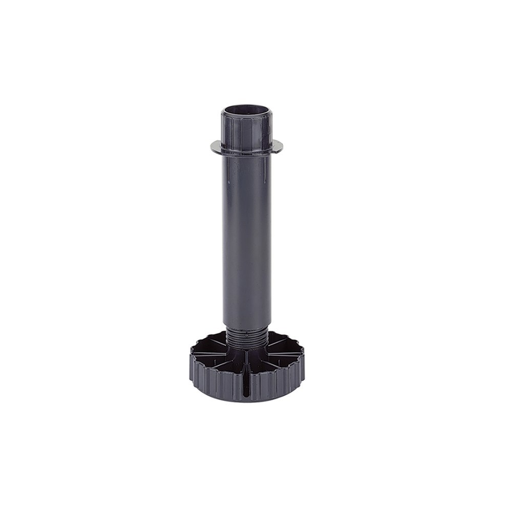 Hettich Möbel-Sockelverstellfuß Korrekt, 130mm, Ø 80mm, Verstell. 119-155mm Belastbarkeit je Stück 450kg 61852