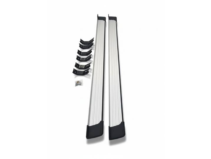Marchepieds électriques en aluminium 4x4, marchepieds latéraux compatibles avec Nissan Navara Frontier 2022, NP300, Toyota Hilux, robustes