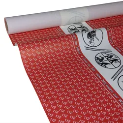 JUNOPAX Papiertischdecke Feuerwehr 50m x 1,15m, nass- und wischfest