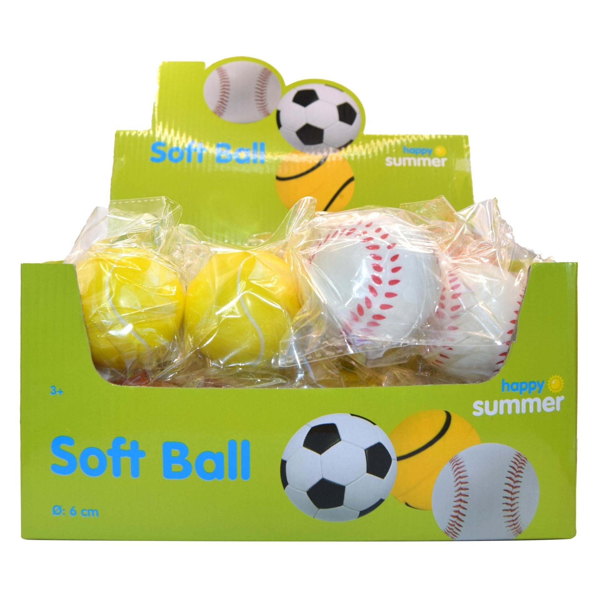 Happy Summer Sportsbolde 6 cm - 3 varianter i CDU (303303)