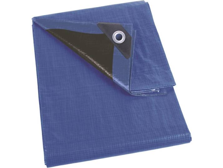 Bache - Bleu/noir - Ultrarésistant - 6 X 10 M