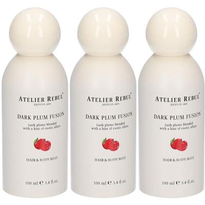 Atelier Rebul Dark Plum Fusion Body Mist 100ml x3 3x100 ml Spray