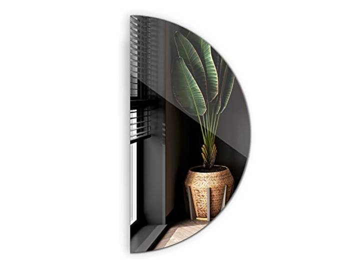 Tulup Semi Round Minimalist Spiegel für Badezimmer 70 cm