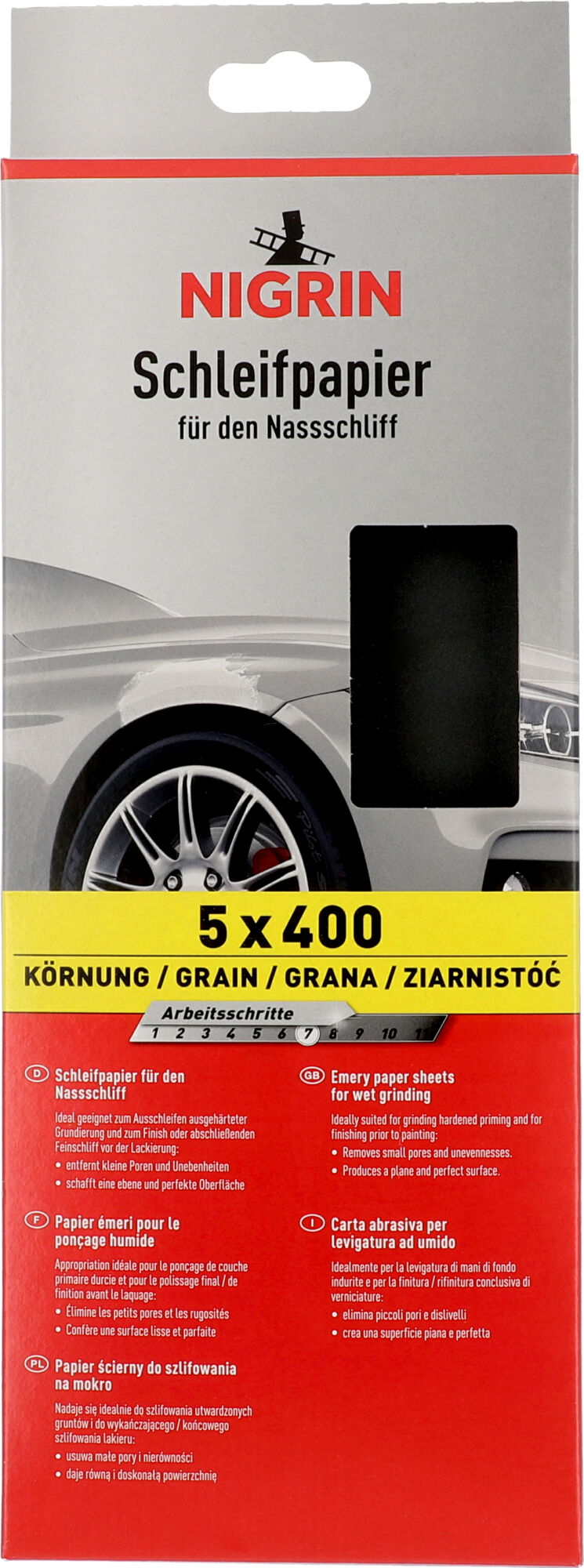 Nigrin Schleifpapier Nassschliff 20702