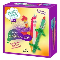 Moses Bastelspaß Mini - Stäbchen Tiere