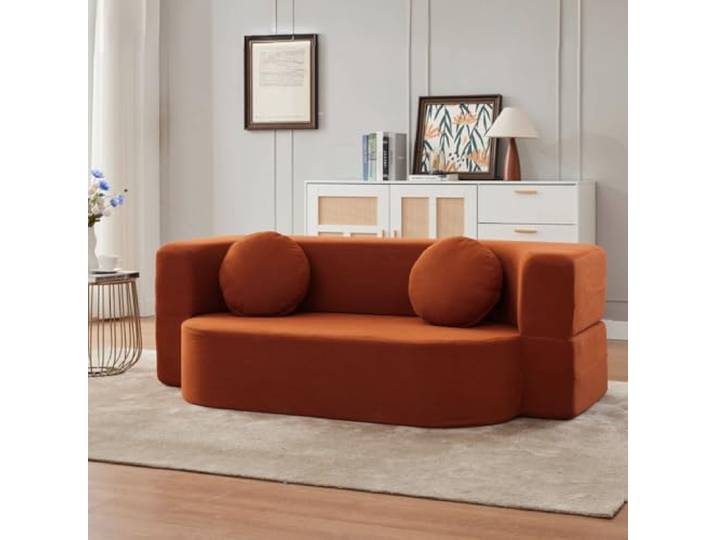 Moubhjd Sofa-Couch ohne Knochen in Einer Tasche, Hochdichte Schwammfüllung, Keine Montage erforderlich, für Wohnzimmer, Schlafzimmer, Lounge(Sofa Size : 180x90x60cm)