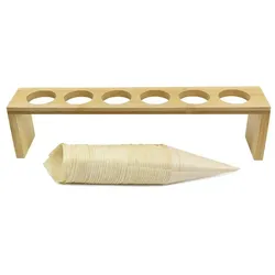 MONOUSO - Bambus-Kegelhalter 33,5x6x8cm (1 Stück)