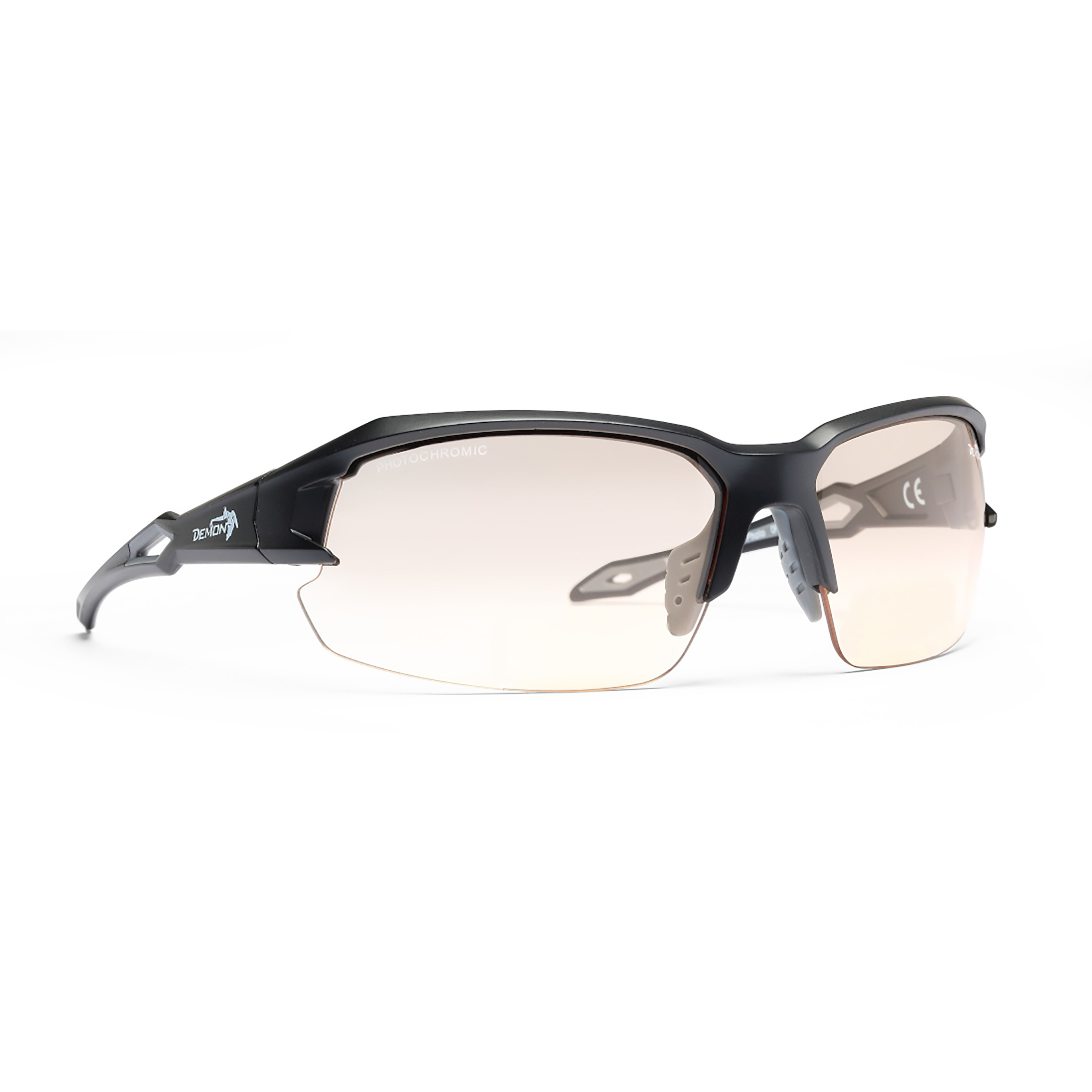 Demon Tiger Photochromic Sonnenbrille Sportbrillen & Sportsonnenbrillen schwarz Trailrunning | Mountainbike | Rennrad
